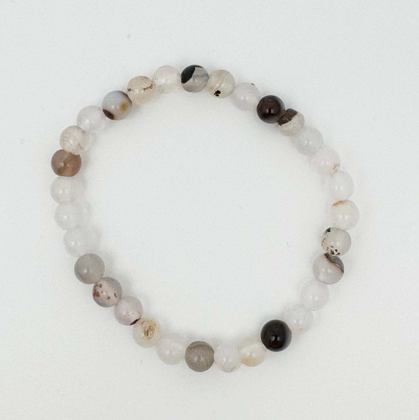 White Agate Bracelet |Bridge of Manifestation