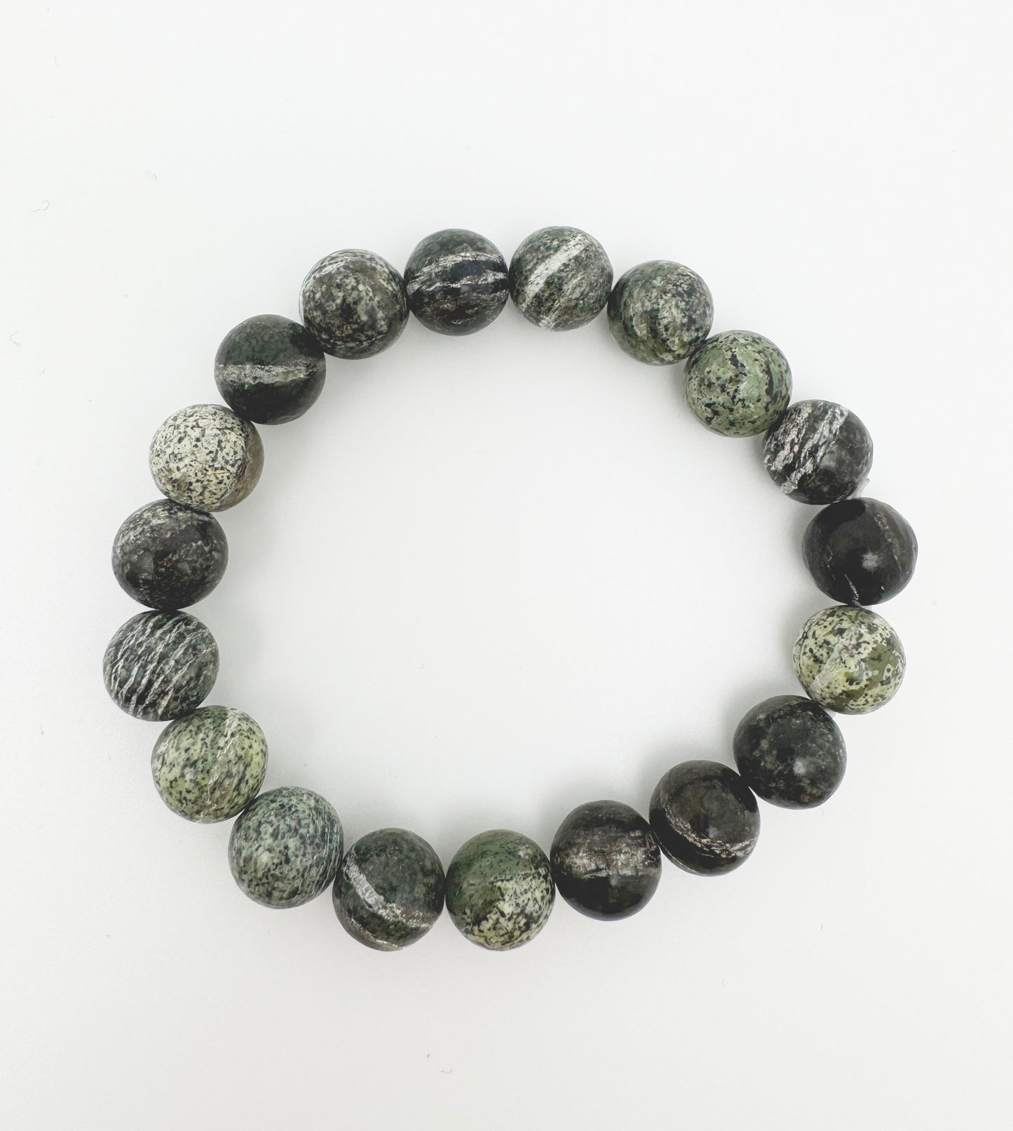 Moss Agate Bracelet|Wealth