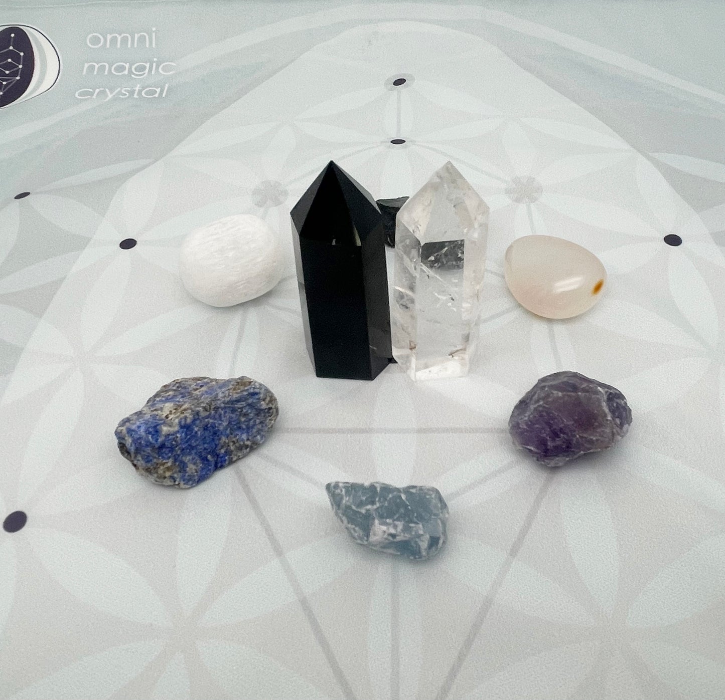 Crystal grid kit, manifestation, breakthrough and growth, healing