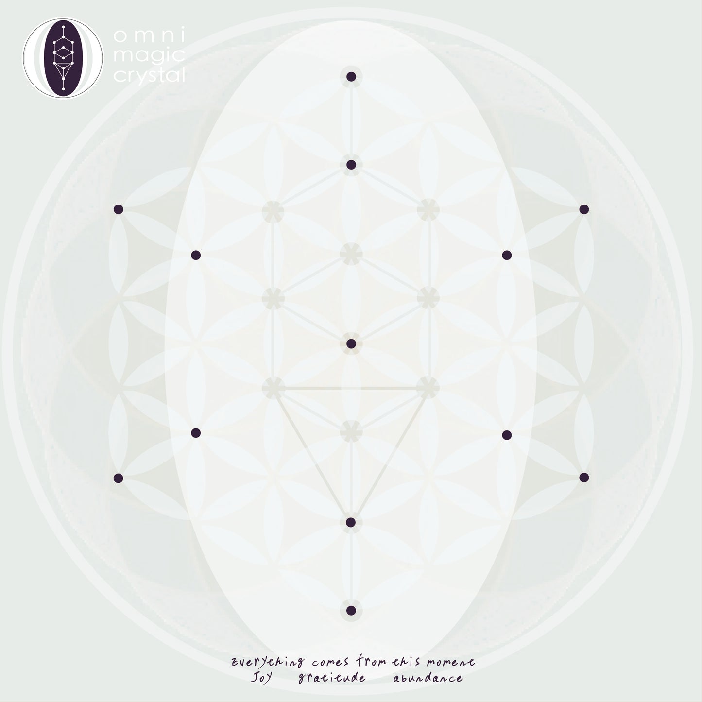 Crystal grid cloth, manifest intentions, wealth, wellness, love, power, peace, protections, and healing