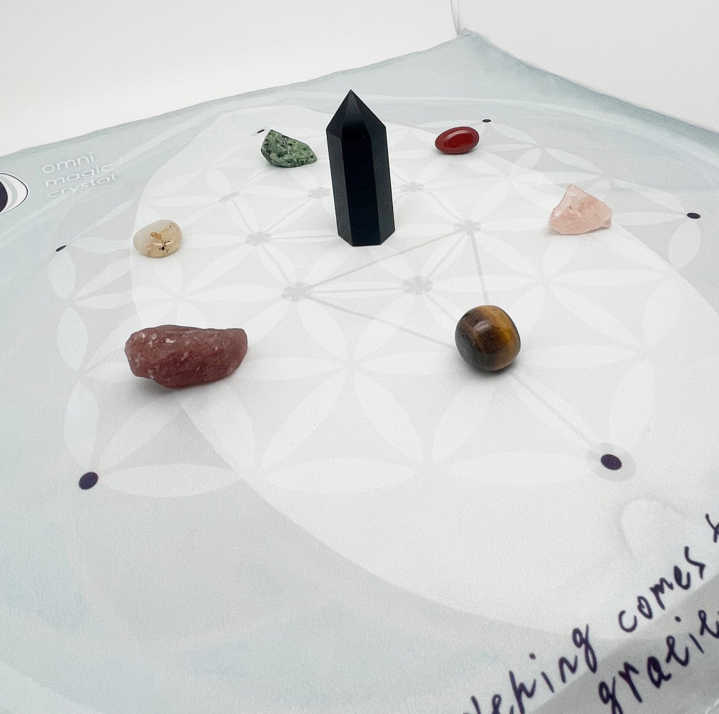 Crystal grid kit, manifestation, guarding, protections, wellness, healing