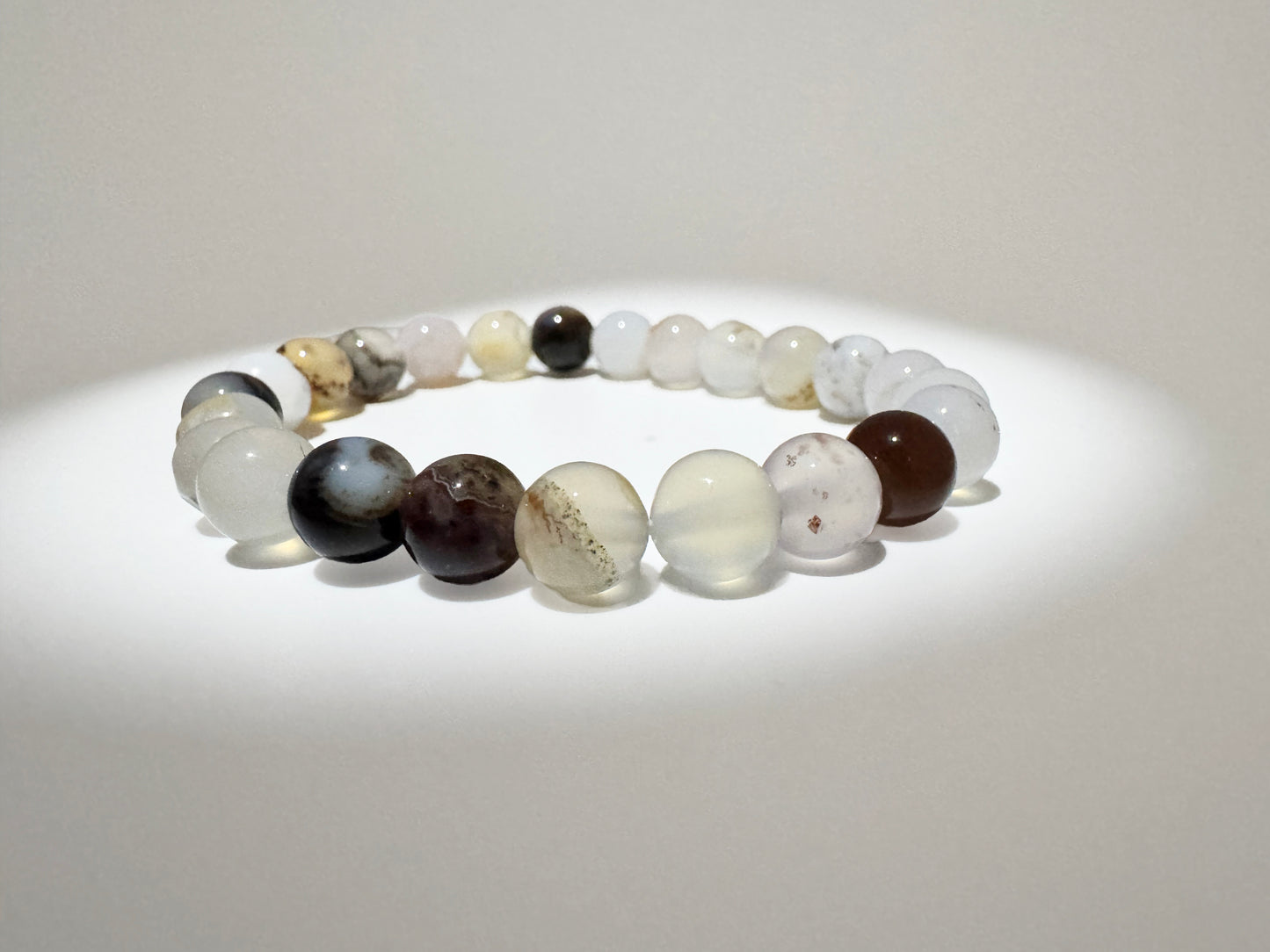 White Agate Bracelet ｜Bridge of Manifestation
