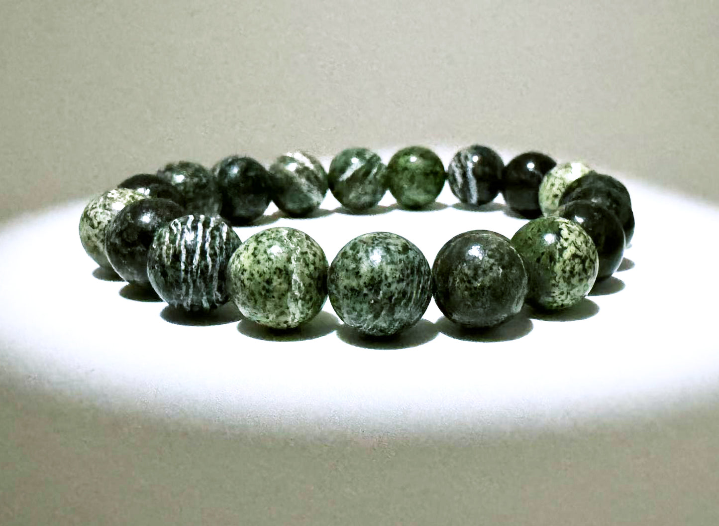 Moss Agate Bracelet｜Wealth