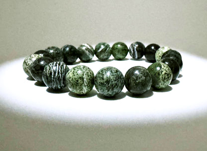 Moss Agate Bracelet｜Wealth