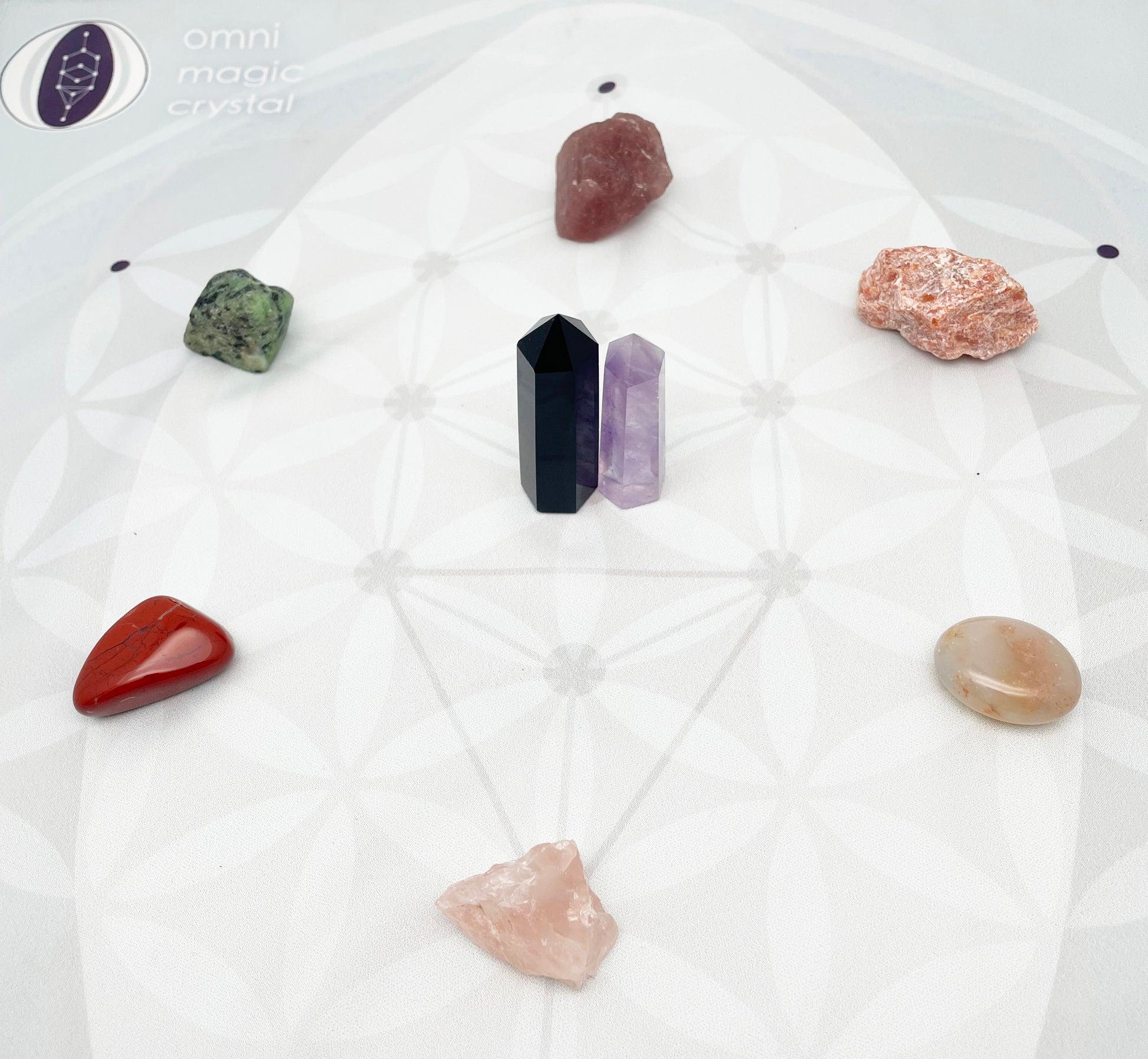 omc crystal grid, manifesting, breakthrough, growth, wealth, career, healing