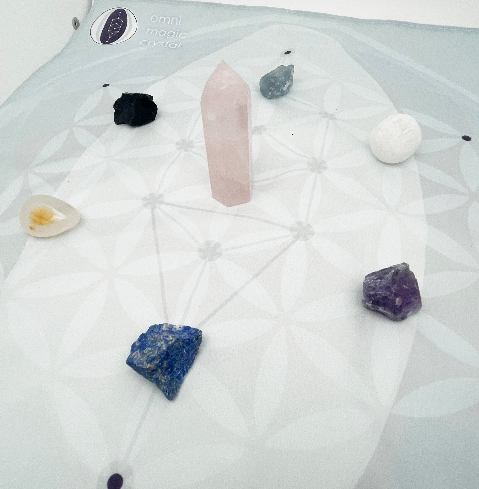 Crystal grid kit, manifest intentions, improve relationship,  and healing