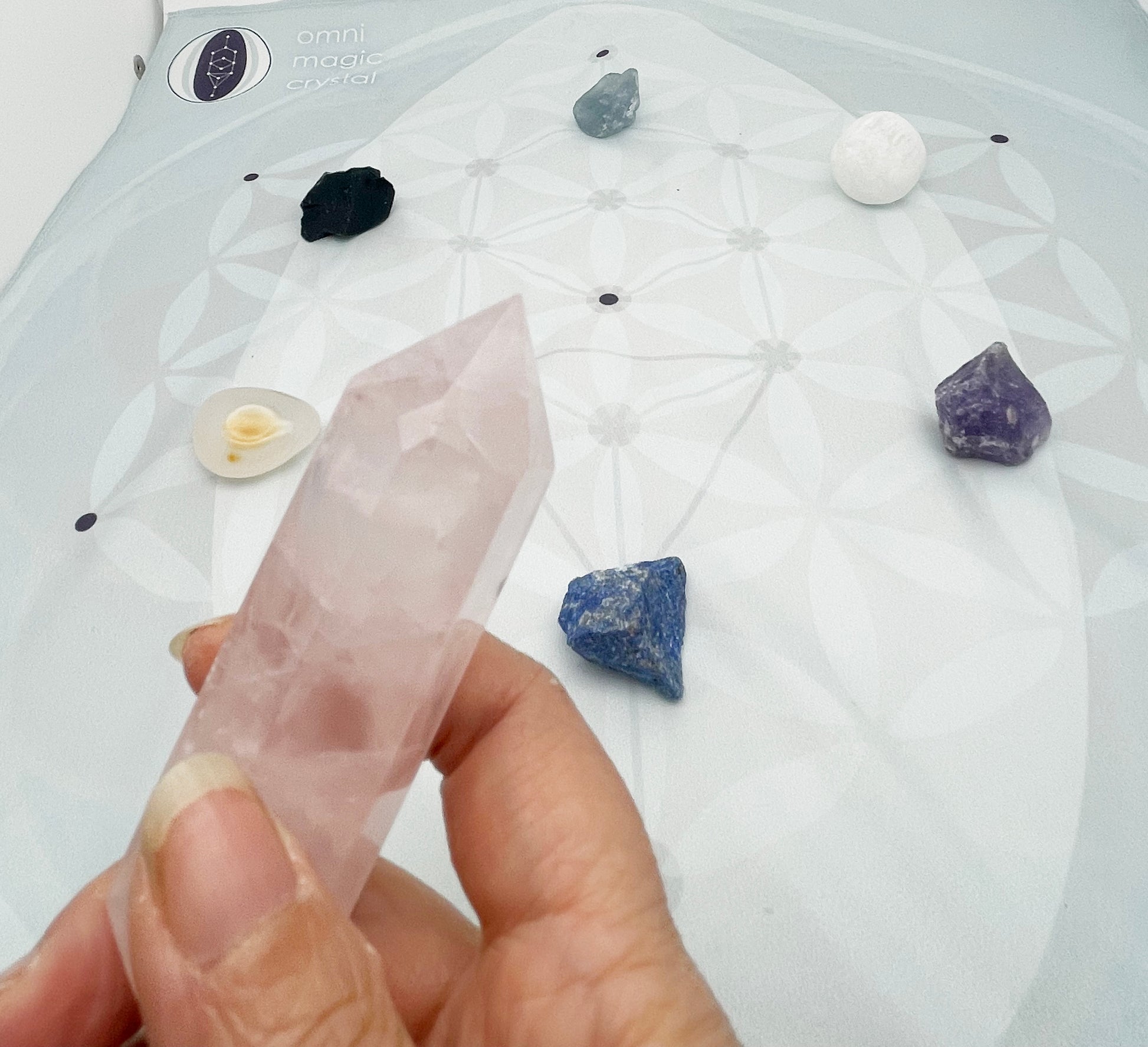 Crystal grid kit, manifest intentions, improve relationship,  and healing