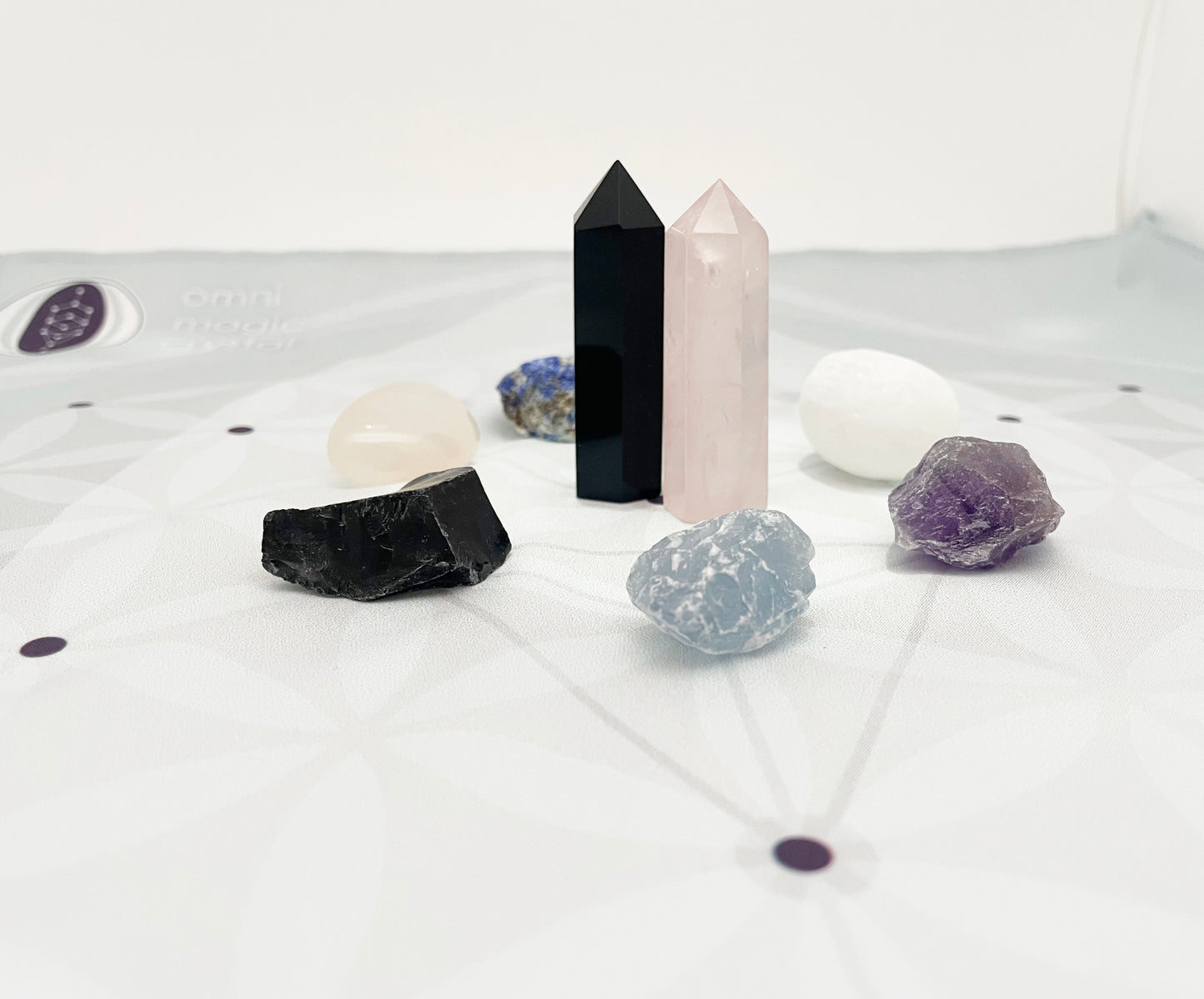 Crystal grid kit, manifes tintentions, improve relationship,  and healing