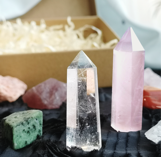 Crystal grid kit, to manifest relationships, guarding and protections and healing