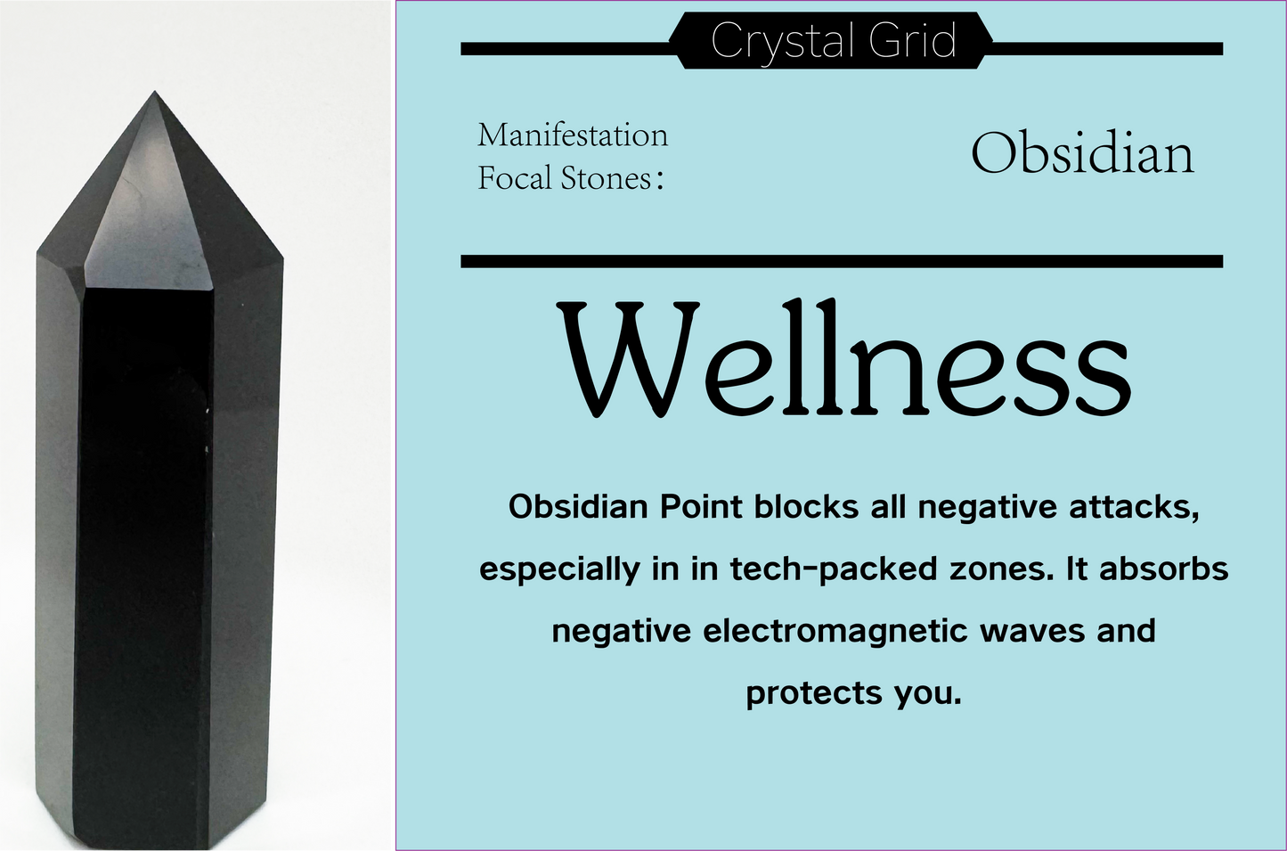 OMC-PA Crystal Grid Kit｜Guarding and Protections & Wellness